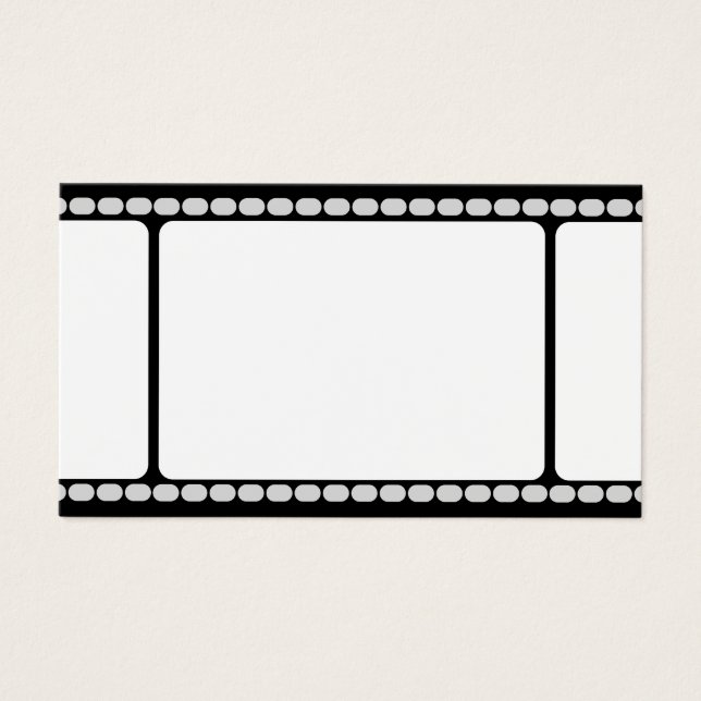 Cartes De Visite Écrivez votre film préféré ! Idée mariage (Devant)