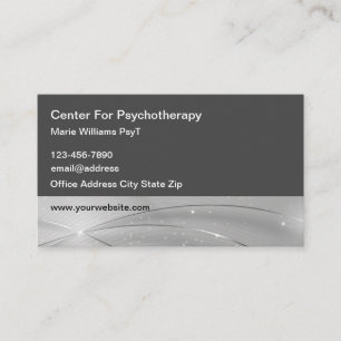 Cartes de visite éditable pour psychothérapeute mo