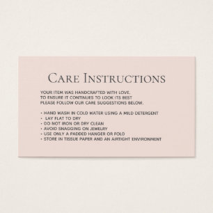 Cartes De Visite Édition Blush Lave-linge