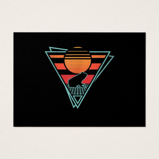 Cartes De Visite EDM Synthwave Venin Frog 80 (Devant)