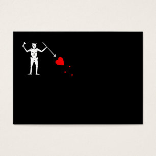 Cartes De Visite Edward Teach Pirate Drapeau