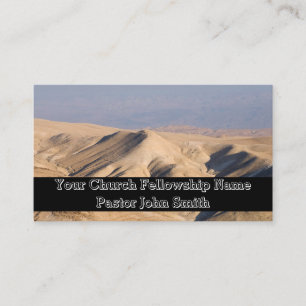 Cartes de visite Église Sandy Desert Sky
