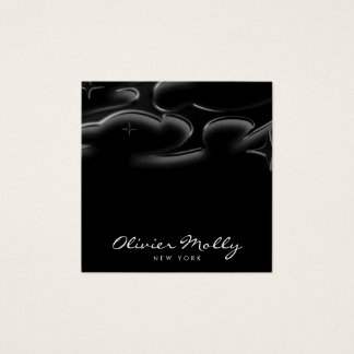 Cartes De Visite Elegant Black Marble Business card