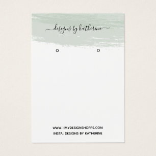 Cartes De Visite Élégant designer bijoux oreille