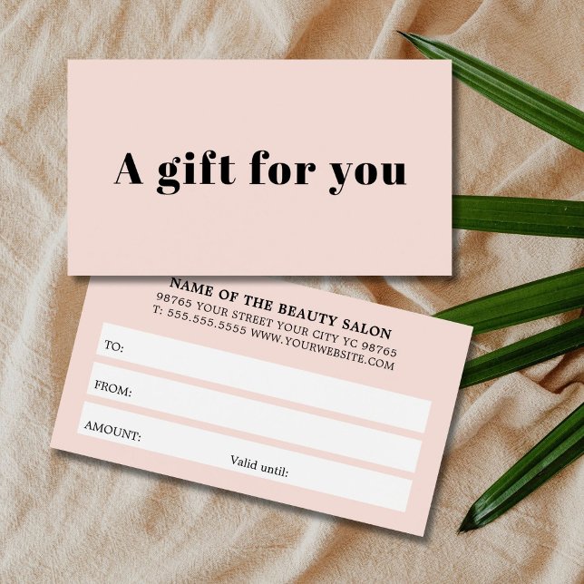 Cartes De Visite Elegant Fresh Pastel Bold Beauty White Stripes (Créateur téléchargé)