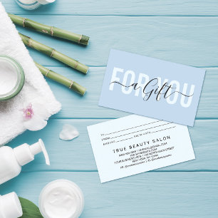 Cartes De Visite Élégant Moderne Simple Typographie Certificat cade