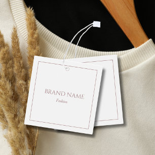 Cartes De Visite Élégant Rose moderne or blanc prix balise
