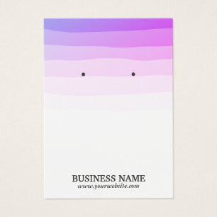 Cartes De Visite Élégant teintes violettes Porte-Affichage