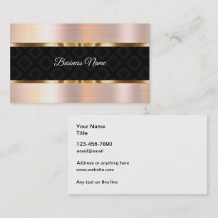 Cartes de visite élégantes avec un design classe