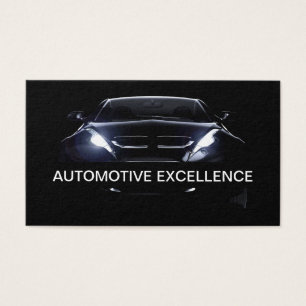 Cartes de visite élégantes et modernes pour l'auto
