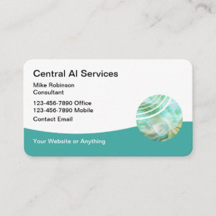 Cartes de visite élégantes et modernes pour les se