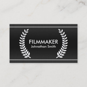 Cartes de visite élégantes Film Laurels pour cinéa