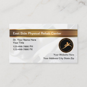 Cartes de visite élégantes pour entreprise de kiné