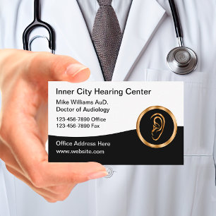 Cartes de visite élégantes pour un docteur en audi