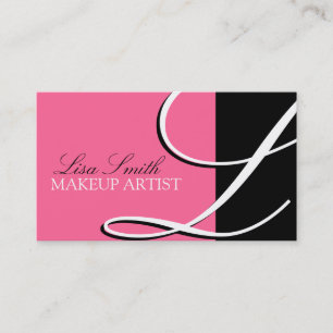 Cartes de visite élégants de monogramme