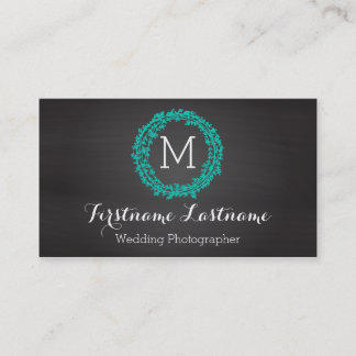 Cartes de visite élégants de monogramme