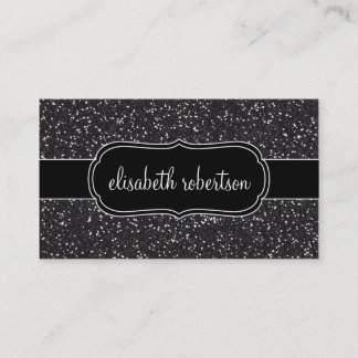 Cartes de visite élégants de parties scintillantes
