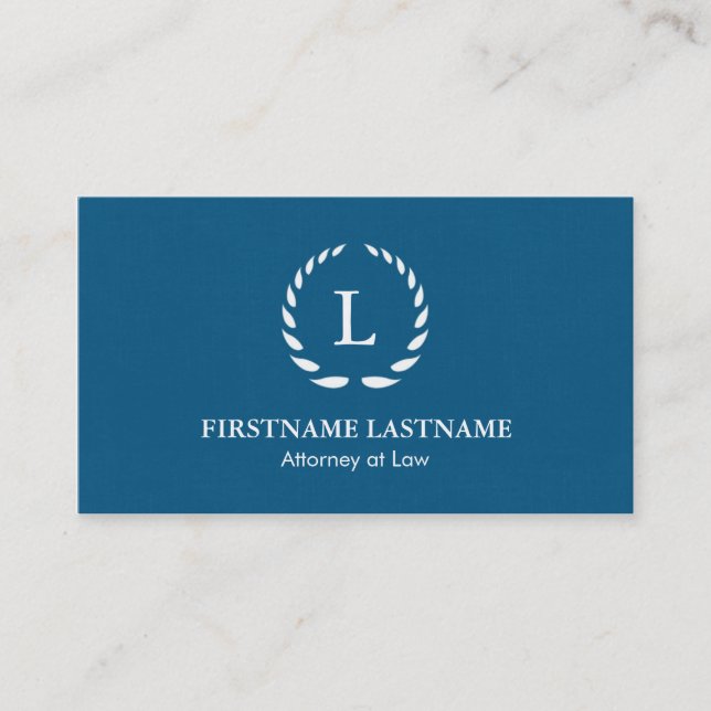 Cartes de visite élégants et modernes d'avocat (Devant)
