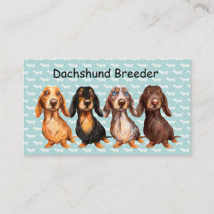 Cartes de visite éleveur de Dachshunds