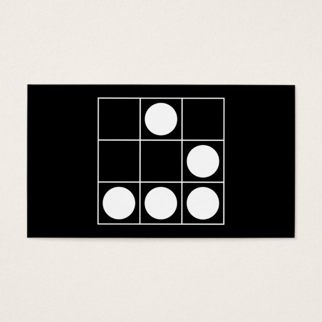 Cartes De Visite Emblème de piratage (Devant)