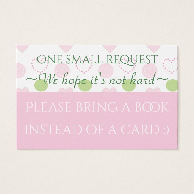 Cartes De Visite EmporterABook "Sugar & Spice" Insérer carte/Person (Devant)