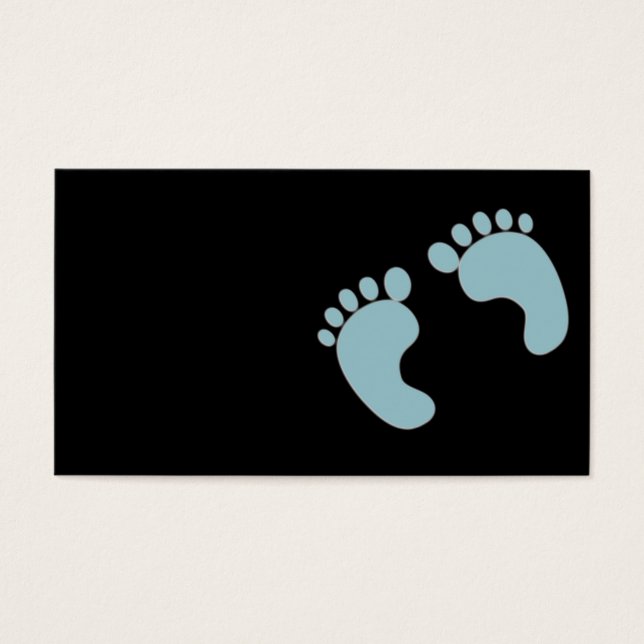 Cartes De Visite Empreintes bébé (Devant)