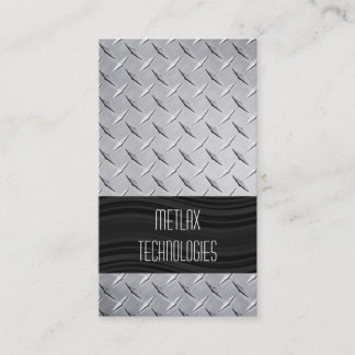 Cartes de visite en acier industriels