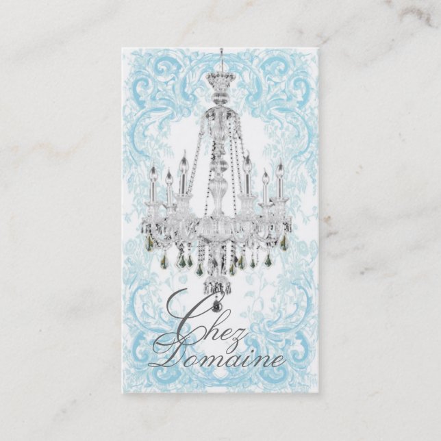 Cartes de visite en cristal de scintillement de (Devant)