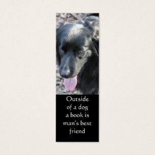 Cartes De Visite En dehors de d'un signet de chien