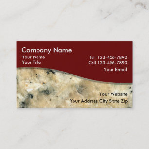 Cartes de visite en granit