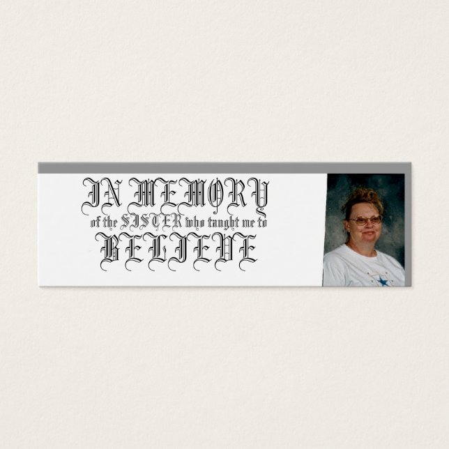 CARTES DE VISITE EN MÉMOIRE (Devant)