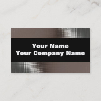 Cartes de visite en métal d'or