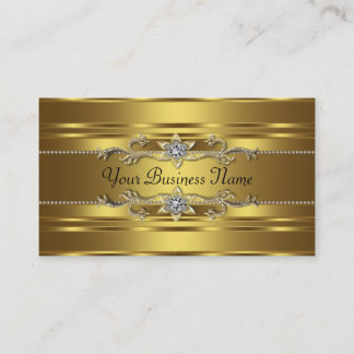 Cartes de visite en or pur