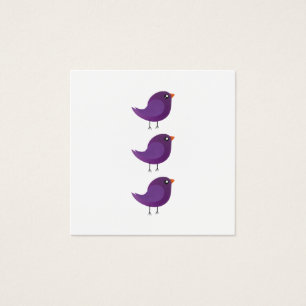 Cartes De Visite Enfants mignonette birdy