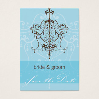 Cartes De Visite ENREGISTRER LA DATE PETITE :: lustre