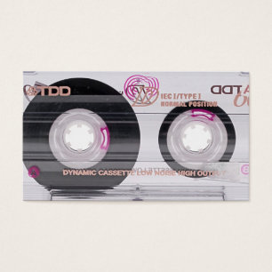 Cartes De Visite Enregistreur à cassettes vintage