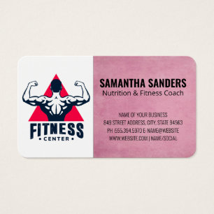 Cartes De Visite Entraîneur personnel Santé Centre de fitness