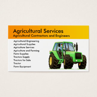 Cartes De Visite Entrepreneur agricole