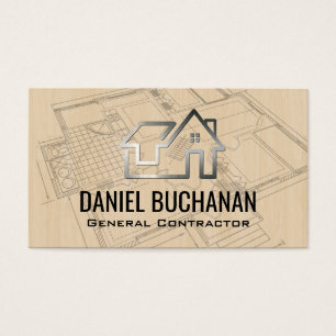 Cartes De Visite Entrepreneur général Promoteur immobilier