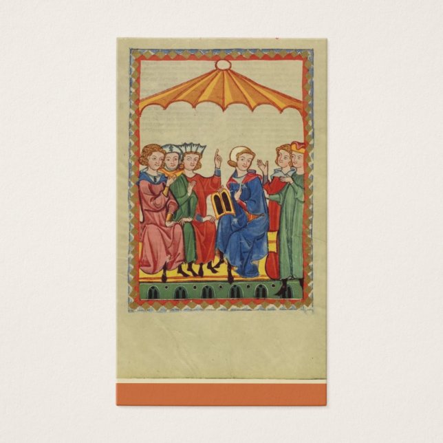 Cartes De Visite époque médiévale (Devant)