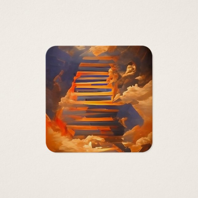 Cartes De Visite Escalier vers le ciel (Devant)
