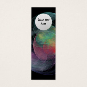 Cartes De Visite Espace de coquille d'art abstrait