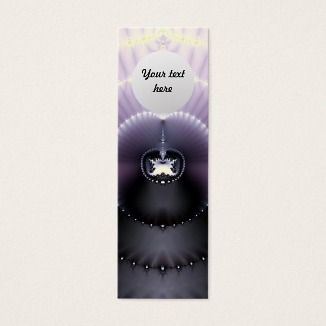 Cartes De Visite Espace pourpre (Devant)