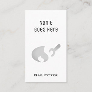 Cartes de visite "essentiels" de monteur de gaz