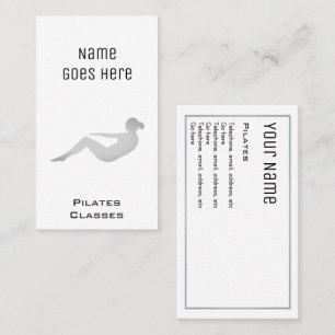 Cartes de visite "essentiels" de Pilates