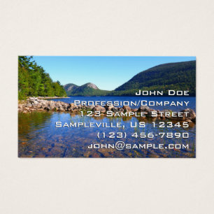 Cartes De Visite Étang Jordan I au Parc national d'Acadia