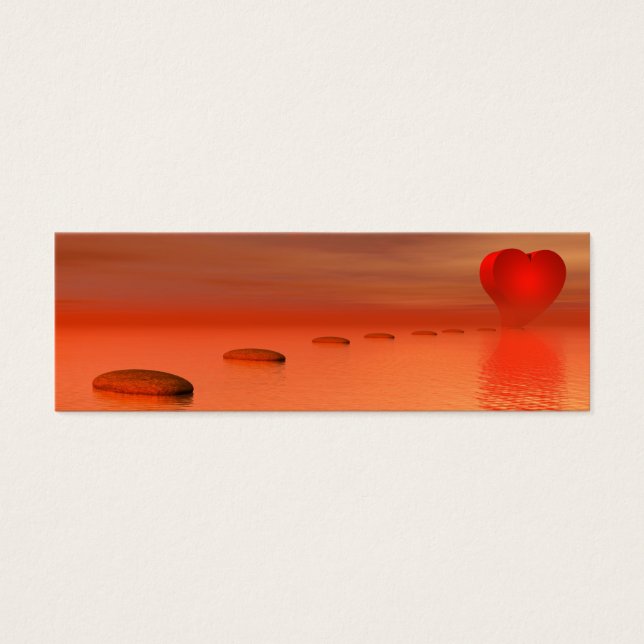Cartes De Visite Étapes vers l'amour (Devant)