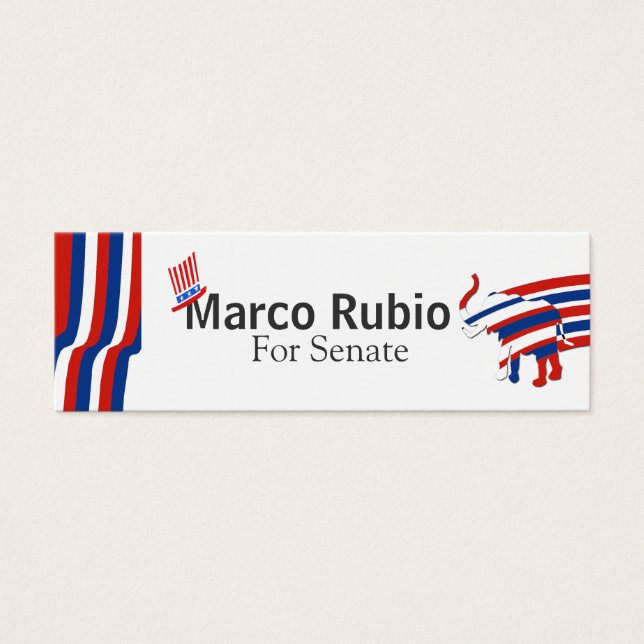 Cartes De Visite États-Unis républicains (Devant)
