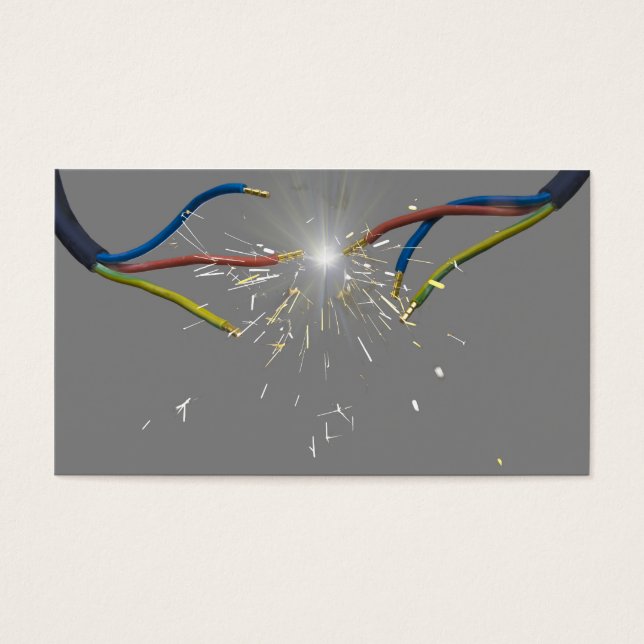 Cartes De Visite étincelle électrique (Devant)