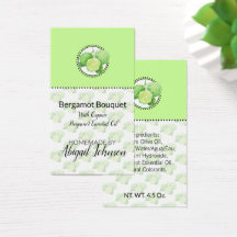 Étiquette Cadeau Bergamote Citron Maison Bain & Co